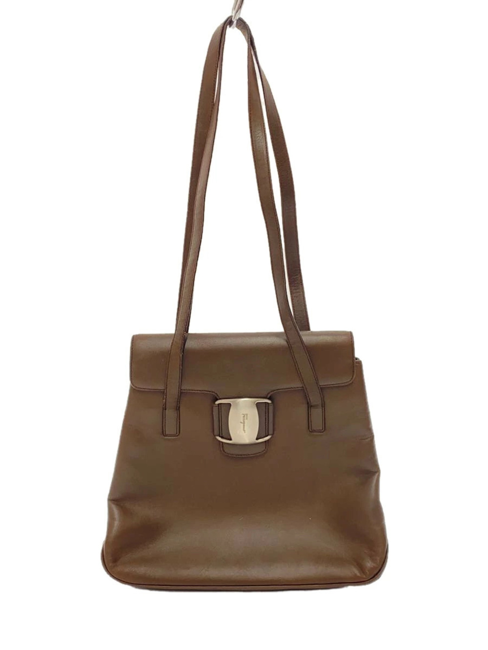 Salvatore Ferragamo Handle Vara Tote bag Leather Brown